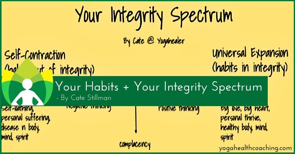 Your Habits + Your Integrity Spectrum