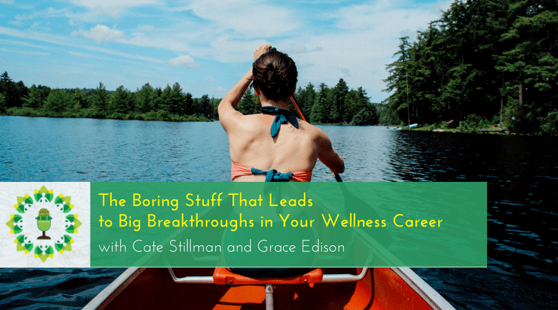 The Boring Stuff That Leads to Big Breakthroughs in Your Wellness Career